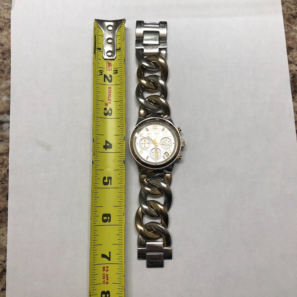 Michael Kors two tone twist watch